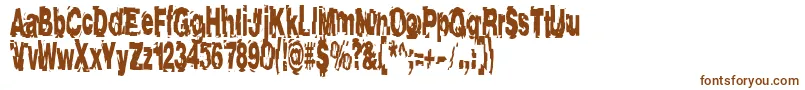 Aftershock Font – Brown Fonts