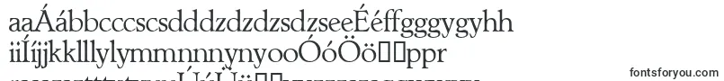 Шрифт LynnelightdbNormal – венгерские шрифты