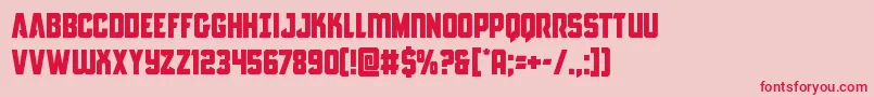 Antilles Font – Red Fonts on Pink Background