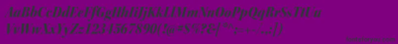 KeplerstdBlackscnitdisp Font – Black Fonts on Purple Background