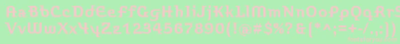 Lisätietoja StroganovcBold-fontista StroganovcBold-fontti – vaaleanpunaiset fontit vihreällä taustalla