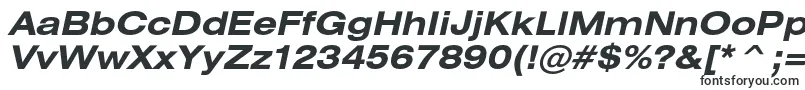 Шрифт HeliosextcBolditalic – чертёжные шрифты
