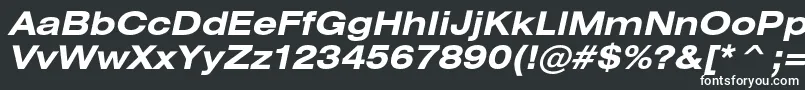 HeliosextcBolditalic Font – White Fonts