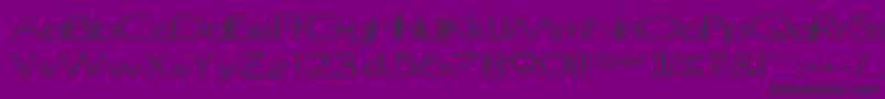 MicroSerif Font – Black Fonts on Purple Background