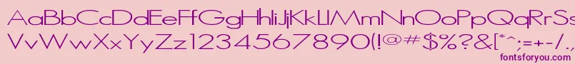 MicroSerif Font – Purple Fonts on Pink Background