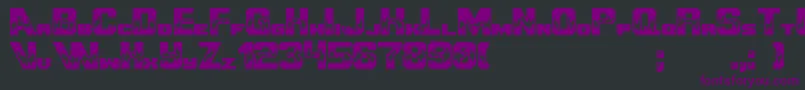 Ultimategameplayer Font – Purple Fonts on Black Background