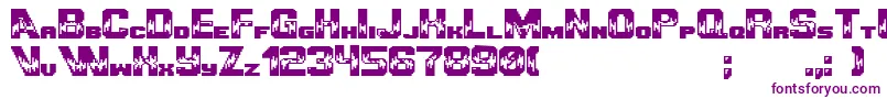 Ultimategameplayer Font – Purple Fonts on White Background