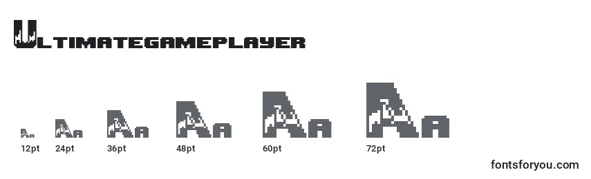 Размеры шрифта Ultimategameplayer