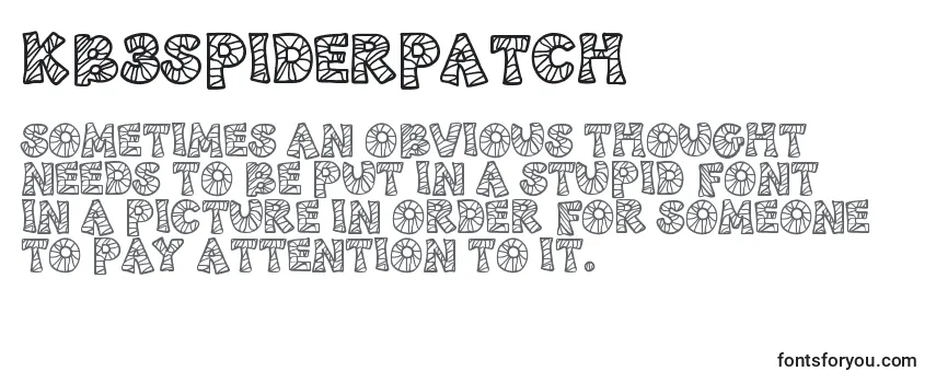 Kb3spiderpatch Font