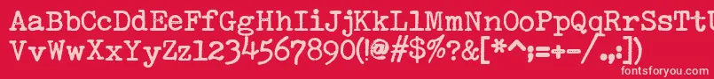 More about SmithyxtHeavyV22 Font SmithyxtHeavyV22 Font – Pink Fonts on Red Background