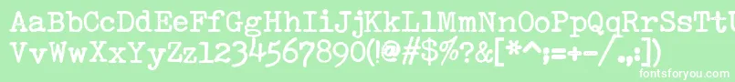 More about SmithyxtHeavyV22 Font SmithyxtHeavyV22 Font – White Fonts on Green Background