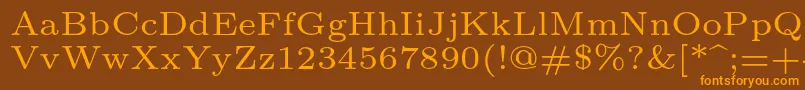 More about Lmroman6Regular Font Lmroman6Regular Font – Orange Fonts on Brown Background