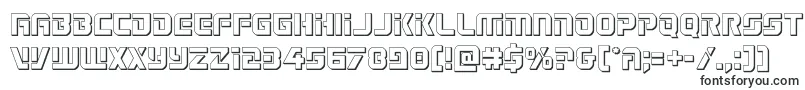 Шрифт Legiosabina3D – плоские шрифты