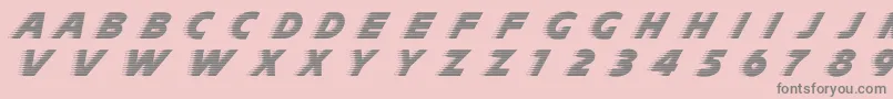 Шрифт Slipstream – серые шрифты на розовом фоне