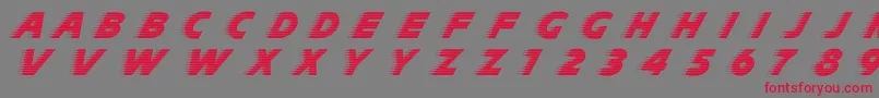 More about Slipstream Font Slipstream Font – Red Fonts on Gray Background