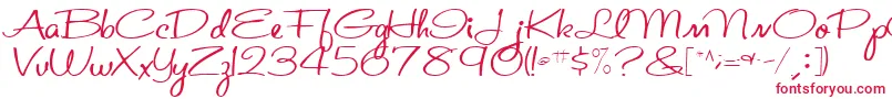 St.ValentineNoteMedium Font – Red Fonts