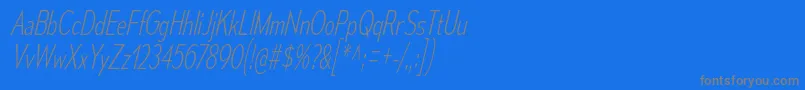 Подробнее о шрифте MesmerizeCdElIt Шрифт MesmerizeCdElIt – серые шрифты на синем фоне