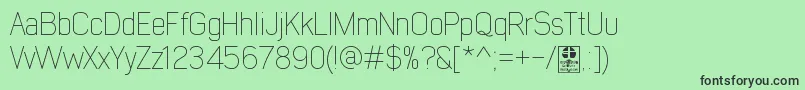 More about EarlyTimesThinDemo Font EarlyTimesThinDemo Font – Black Fonts on Green Background