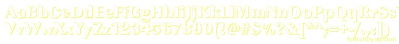 ImperialshHeavyRegular Font – Yellow Fonts