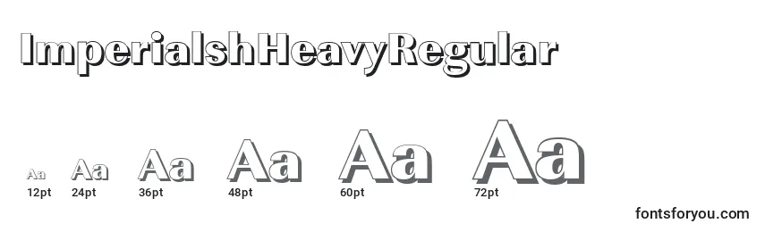 ImperialshHeavyRegular Font Sizes