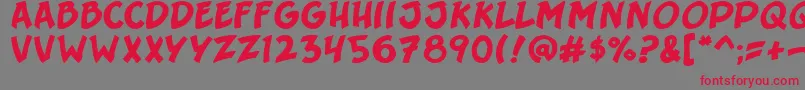 Srgt6pack Font – Red Fonts on Gray Background