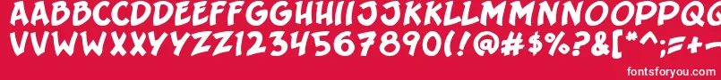 Srgt6pack Font – White Fonts on Red Background
