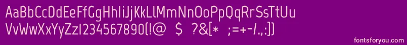 MarvelBold Font – Pink Fonts on Purple Background