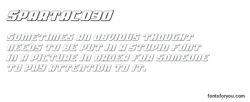 Spartaco3D Font