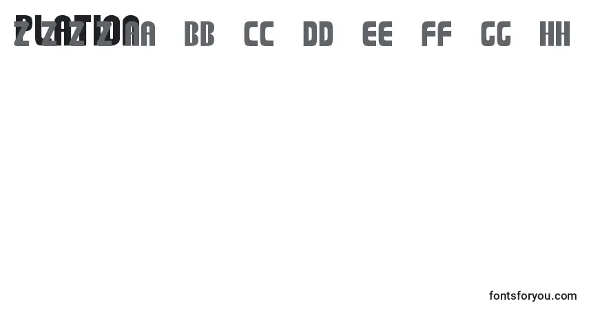 Plationフォント–アルファベット、数字、特殊文字