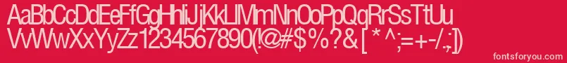 More about FirstRegularTtstd Font FirstRegularTtstd Font – Pink Fonts on Red Background