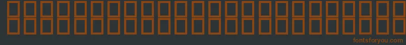 Swamp Font – Brown Fonts on Black Background