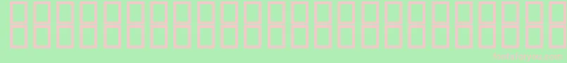 Swamp Font – Pink Fonts on Green Background