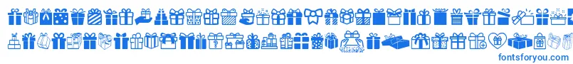 GiftsIcons Font – Blue Fonts