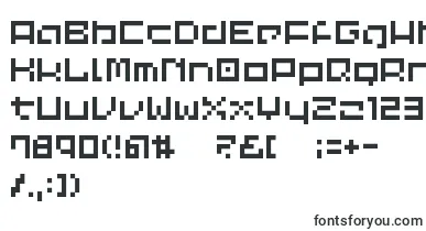CommonPixel font – futuristic Fonts