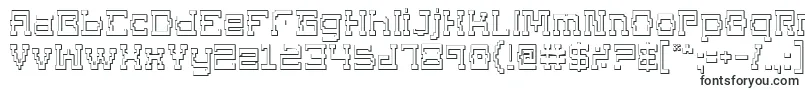 Supgo3D2-fontti – fonttien muodot