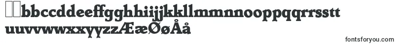 DerringerserialHeavyRegular-fontti – tanskankieliset fontit