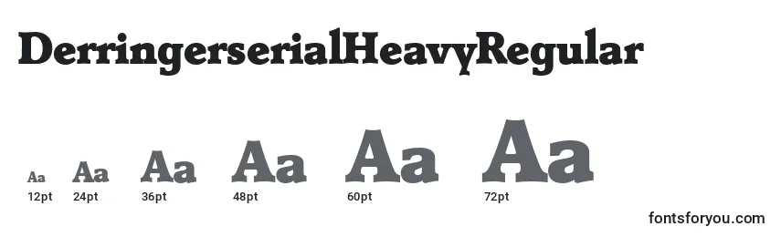 DerringerserialHeavyRegular Font Sizes