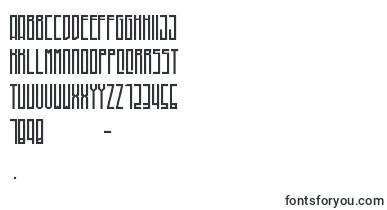 Higher font – square Fonts