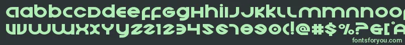 Echostationexpand Font – Green Fonts on Black Background