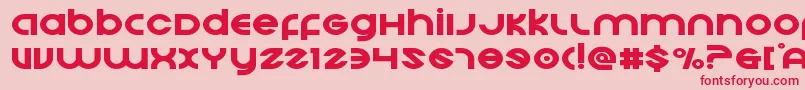 Echostationexpand Font – Red Fonts on Pink Background