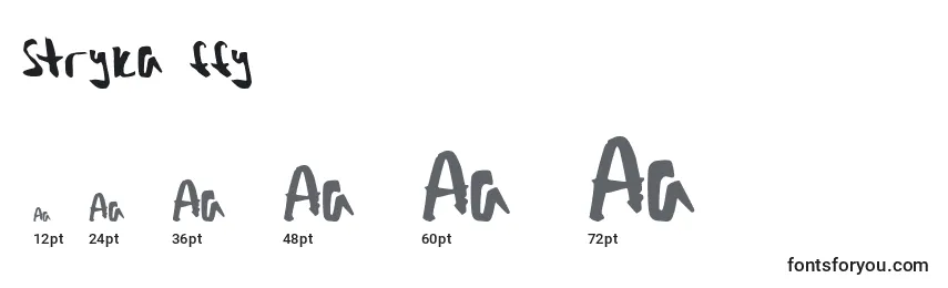 Stryka ffy Font Sizes