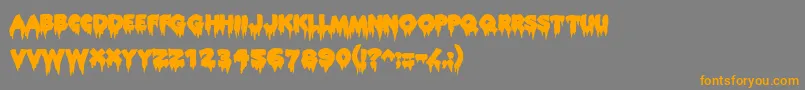More about Rocky ffy Font Rocky ffy Font – Orange Fonts on Gray Background