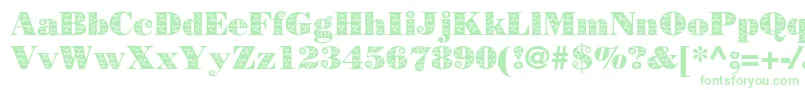 Borjomidecorac Font – Green Fonts