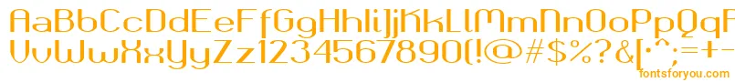 Шрифт Okolaksbold – оранжевые шрифты
