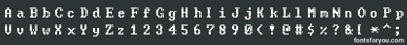 フォントCode – 黒い背景に白い文字
