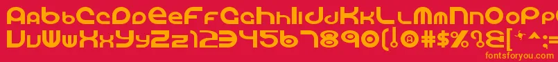 Más sobre la fuente VocRe fuente VocRe – Fuentes Naranjas Sobre Fondo Rojo