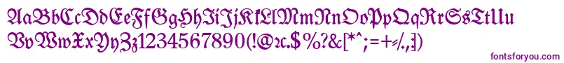 LeipzigFrakturBoldLf Font – Purple Fonts