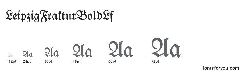 LeipzigFrakturBoldLf Font Sizes