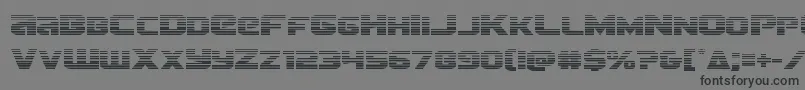 Terrangrad-Schriftart – Schwarze Schriften auf grauem Hintergrund