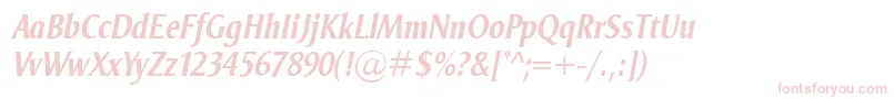 OdenseCondBolditalic Font – Pink Fonts